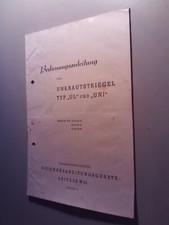 Alte Bedienungsanleitung Unkrautstriegel  UL ,UNI Betrieb Leipzig Landwirtschaft