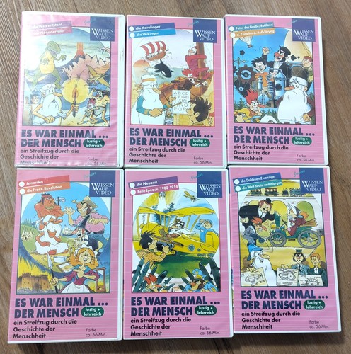 War einmal der - mensch, vhs