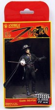 Zorro - Andrea Miniatures - Metallfigur 54mm zum Zusammenbauen - El Zorro (Antonio 