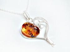 Bernstein Anhänger Silber 925