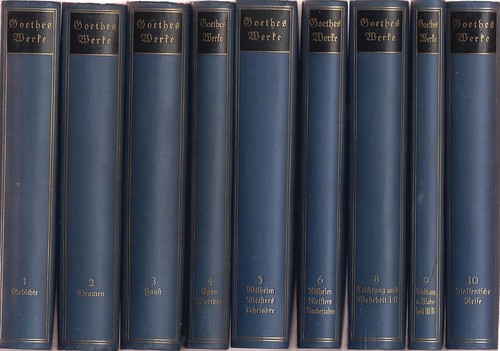 Goethes werke kleine ausgabe - -,