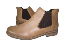 RIEKER Damen Stiefelette Chelsea Boots mit Warmfutter Braun Gr. 41
