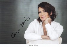 Autogrammkarte Anja Kling - TV