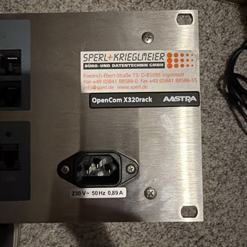 X320 rack aastra opencom - x320,