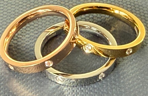 Diamonique eternity ringe - 3,
