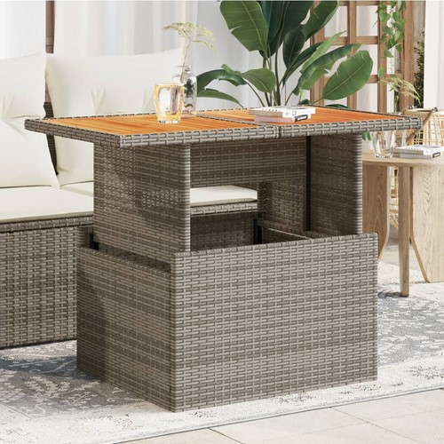 Vidaxl gartentisch grau - gartentisch,