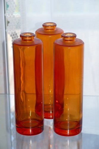 Vasen set orange - orange, glas