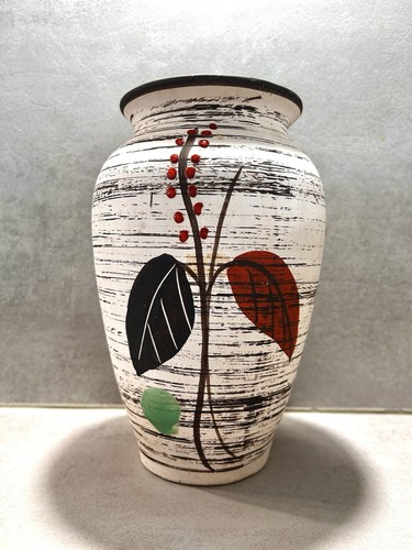 Vintage scheurich keramikvase - vintage,