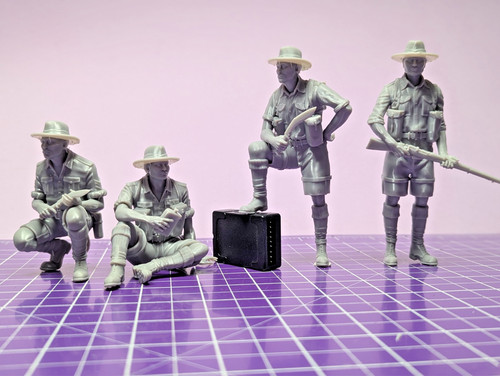 Britische gurkhas ww2 4er set - britische,