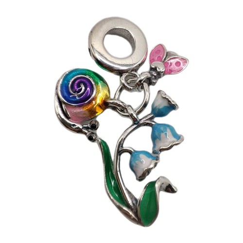 Charm anhänger silber - silber, 925
