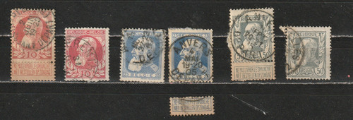 Briefmarken aus belgien - aus,