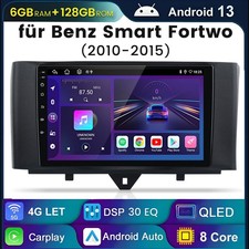 128G CarPlay Für Mercedes Benz Smart 451 2010-2015 Android 14 Autoradio GPS Navi