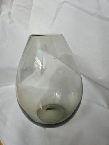 Vintage rauchglas vase - vintage, rauchglas-vase