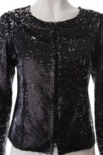 FAITH CONNEXION Jacke Damen Gr. DE 36 schwarz extravaganter Stil