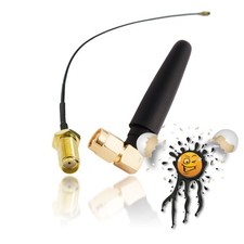 GSM  433 MHz. Antenne 90° 50