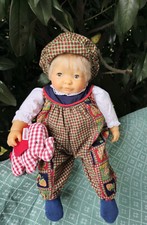 blonde Corolle Baby Puppe 42 cm aus 1995 ein Junge mit Puppenkleidung, Doll