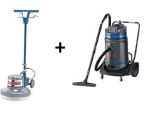 MIETEN ESM SET Einscheibenmaschine + Wassersauger Columbus E 400 S + SW 52 P