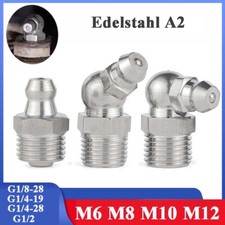 Edelstahl A2 Schmiernippel