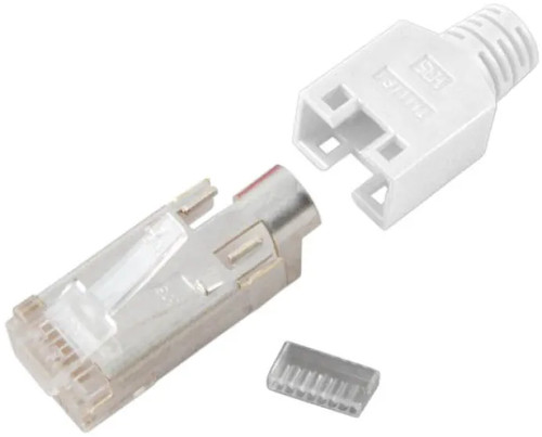 Rj45 stecker cat5e geschirmt - stecker,