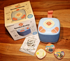 SilverCrest Speaker Buddy Audiobox mit Kreativmünze - BLAU-Lautsprecher-sehr gut