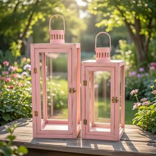 Laternen Set 2-teilig Pfirsich