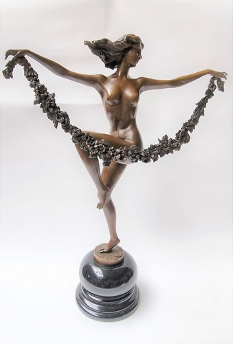 Bronzeskulptur tänzerin - bronzeskulptur,