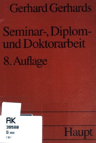 Seminar diplom und - seminar-,, diplom-