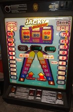 triomint Jacky Jackpot auf Euro,Spielautomat,Geldspieler aus den 80er