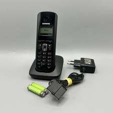 Siemens Gigaset Telefon A585H A58H Schwarz, Mobilteil inkl. Basis, inkl. Akkus✅