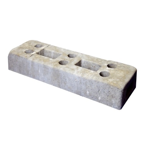 Bauzaunfuß aus beton - bauzaunfuß, beton,