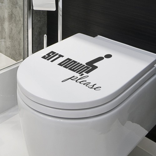 Wandtattoo spruch sit down - "sit,