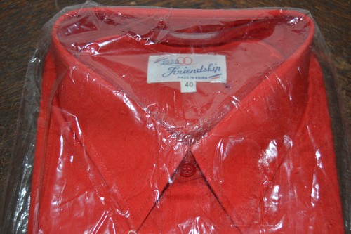 Herren hemd rot friendship - herren-hemd, gr