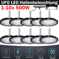 UFO LED Hallenbeleuchtung High bay Hallenstrahler Lampe Industrie Deckenstrahler