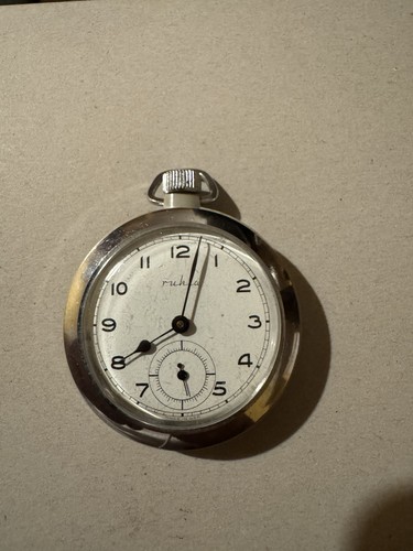 Ruhla taschenuhr ddr made - taschenuhr,