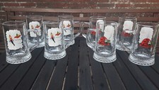 8x Bierkrug aus Glas - Pat