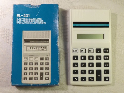 Alter taschenrechner 231 - taschenrechner, el-231
