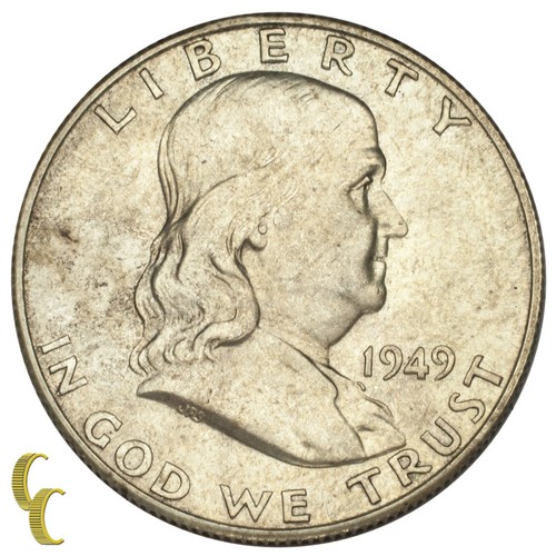 1949 silber franklin half - 1949-s,