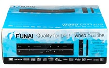 Funai WD6D-D4413DB VHS DVD Recorder PAL + SECAM / 2 Jahre Garantie 