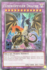 Yu-Gi-Oh! Fünfköpfiger Drache BLHR-DE000 Secret Rare Near Mint 1. Auflage  NM