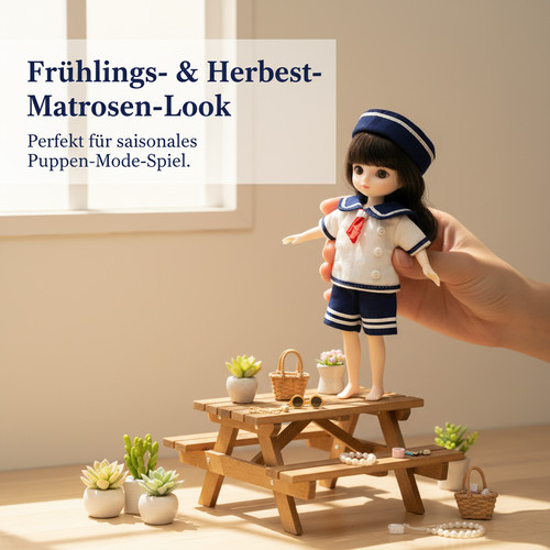 Matrosenanzug für ob11 bjd - ob11,