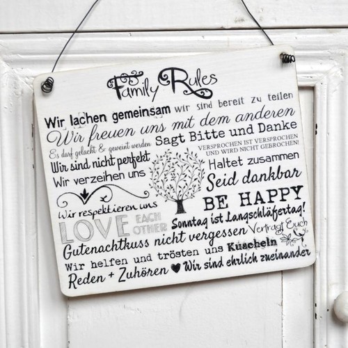 Vintage dekoschild holzschild - vintage,