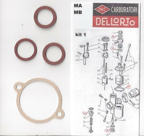 Dellorto dichtungssatz kit1 - dellorto,