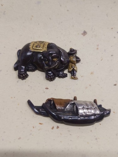 Menuki elefant und - n/a,