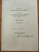 Ernennungsurkunde