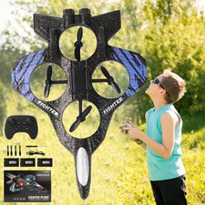 RC Flugzeug, Ferngesteuertes Flugzeug Flugzeugmodell Spielzeug mit LED Lichtern