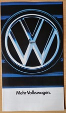 Prospekt VW Golf / Jetta / Scirocco  -  Ausgabe 7/86