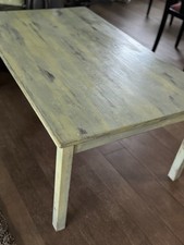 stabiler Couchtisch , mit Kreidefarbe gestrichen ,ca.120x 72x 50, shabby chic