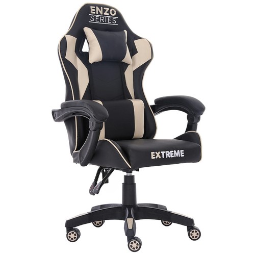 Gamingstuhl enzo beige mit - gamingstuhl,