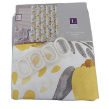 Lush Decor Duschvorhang Poppy Garden Mohnblumenmotiv Polyester Dekoration