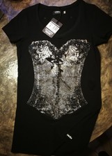 Designershirt Label Hauptstadtrocker Look54 schwarz NP 129,00 €  Gr. S (NEU)